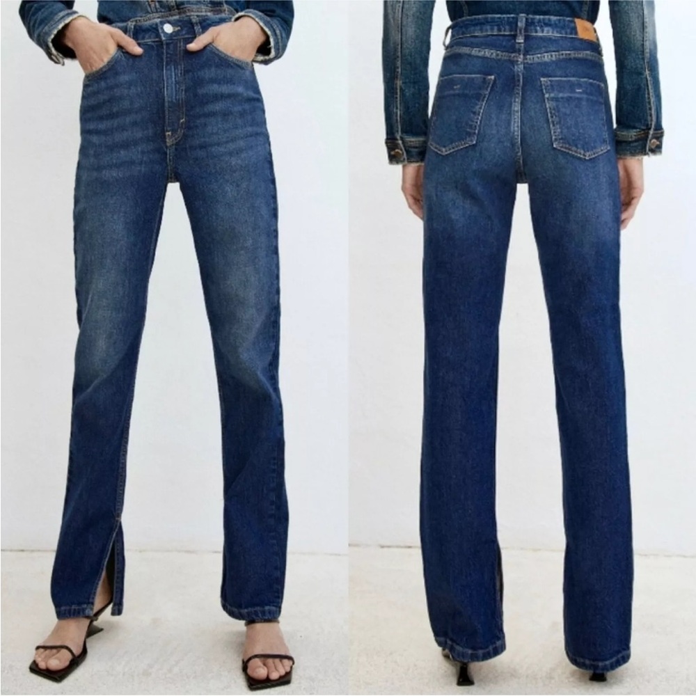 Zara flare with slit jeans 36/4